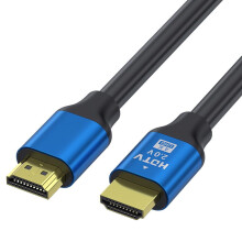 Câble HDMI 2.0 4K, 18 Gbit/s, 4K à 60 Hz, ARC, Ethernet, plaqué or, compatible avec TV 4K et PS4, 45 cm