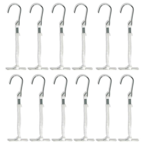 Pattern Making Hooks (12 Pieces) - Excellent for Hanging Permanent Patterns Made of Oaktag or Manila Pattern Paper