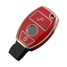 Carcasă de protecție pentru cheie auto TPU, moale, TPU, Car2Button, pentru Mercedes Benz, GLC, GLA W176