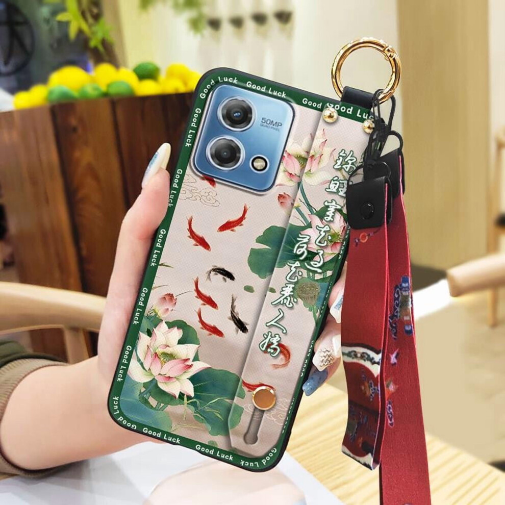 Moto G Stylus 4G 2023 Phone Case With Kickstand, Ring, Wrist Strap & Waterproof Silicone Cover Â Compatible With Moto G Stylus 4G 2023 9130661031714