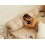 Convertible Foldable Lounger Sofa Bed - Beige Water-Resistant Lazy Chair Sleeper 4