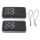 2pcs Universal Multifrequency Garage Remote Gate Remote Control 280-868MHZ for All Fixed Code and Parts of Rolling Code 1