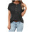 Women's Plus Size Tropical Button-Up Beach Cover-Up Top 10 1