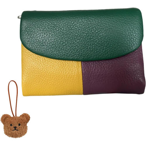 Real Leather Unisex Wallet with RFID Protection and