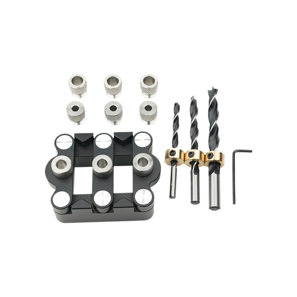 Woodworking Punch Locator Round Wood Tenon Self-Adaptive Centering Punching Furniture Puzzle Diy Wood Pin Vertical Hole 6033681280748