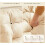 Convertible Foldable Lounger Sofa Bed - Beige Water-Resistant Lazy Chair Sleeper 8