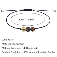 12 Zodiac Crystal Stone Bracelet Charm Wrist Bangle Girls Accessories Holiday Gifts stretch cord for bracelets, 6PCS