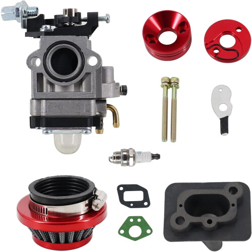 15mm Carburetor Kit with Air Filter and Intake Pipe for