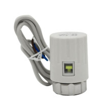 230V Normally Open Actuator Driven , M30 X 1.5mm Electric Floor Heating TRV Constant Temperature Radiator