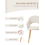 (Off-White, Set of 2) Corduroy Dining Chairs with Wooden Legs - GOEURVANT 9