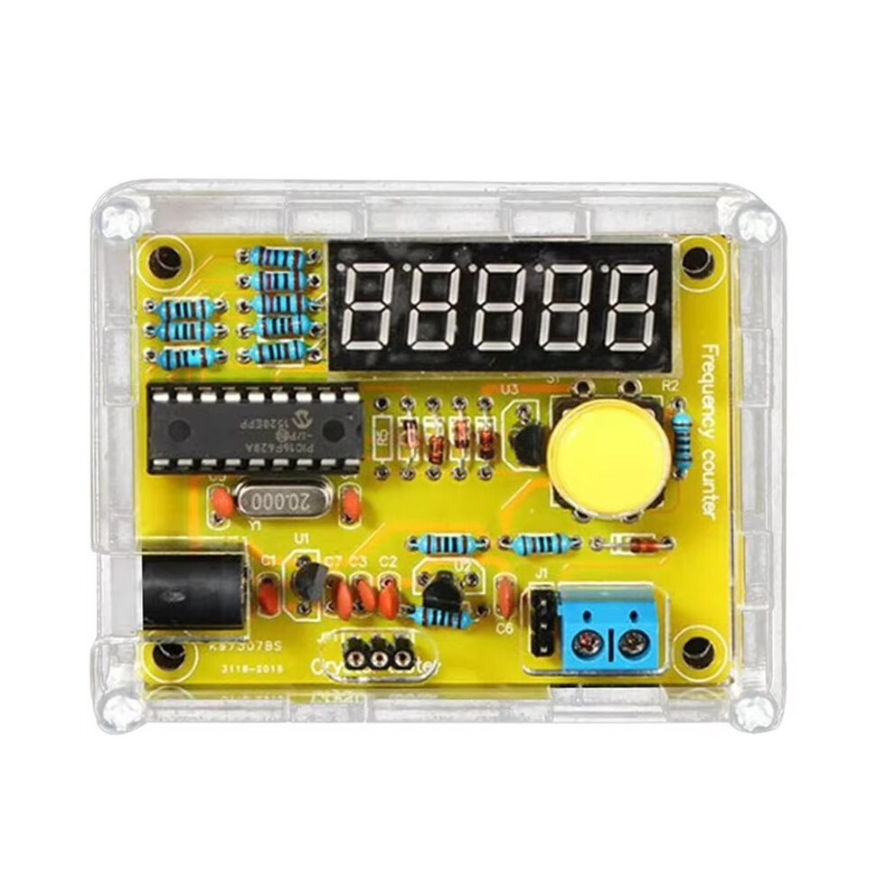 Digital Frequency Counter Module Diy Kits 1Hz-50Mhz Crystal Oscillator Frequency Counter Tester With Shell Case 4713499982714