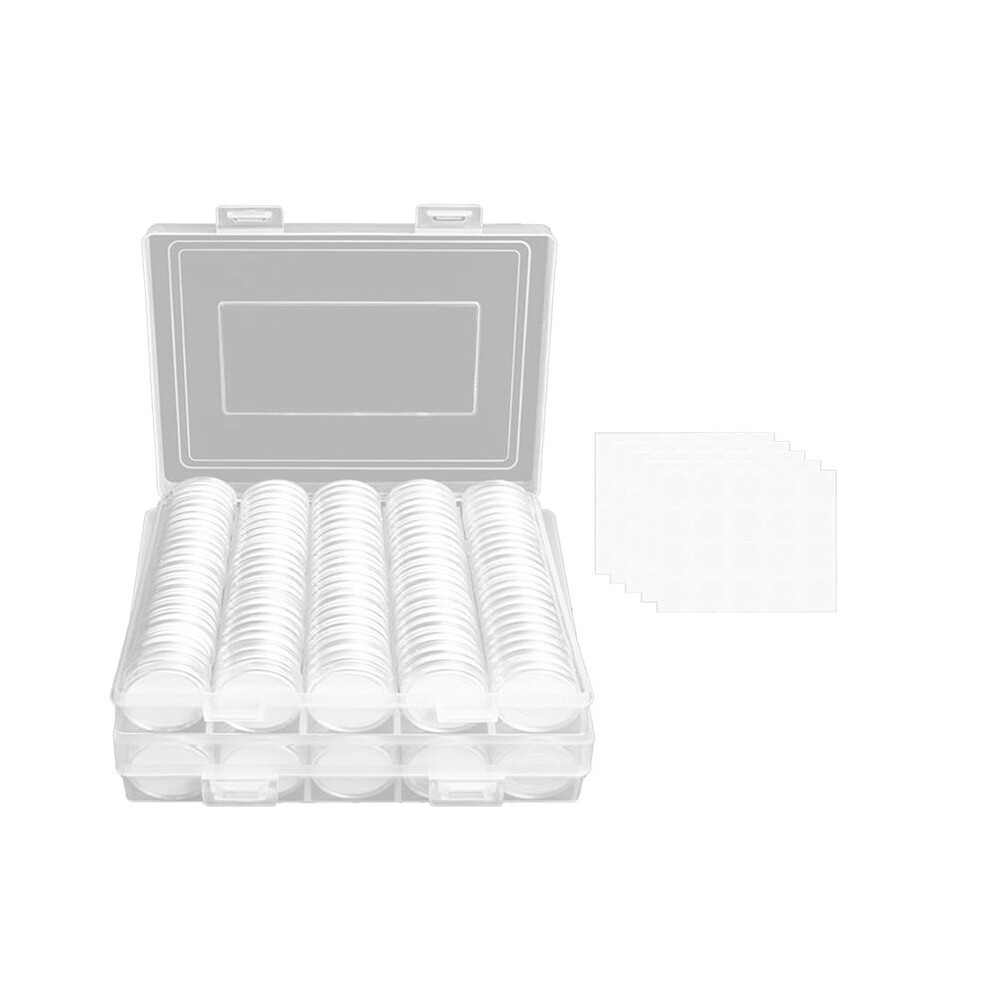 240 Pieces 30Mm Coin Capsules Coin Holders For Collectors, With Foam Gasket 5 Sizes (17/20/25/27/30Mm) Coin Case 6031006394286