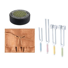 Stämgafflar för Healing-Set, Inklusive Fyra Frekvenser 128Hz, 136.1Hz, 174Hz, 528Hz Yoga- och Meditationstillbehör