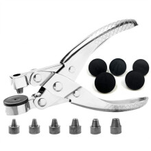 7 Größen 2-5 mm Lederlocher, Hochleistungs-Ledergürtellocher, Handlocher für Leder