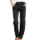 Women's Relaxed Fit Pull-On Pants Black Cotton Blend XL 1