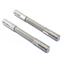 Pince à Épiler Double en Acier Inoxydable, Outil de Maintien D'Étau, Mâchoires Réglables 0,8/1,3/2,4/2,8 mm pour Réparation de Montres.