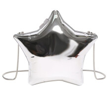 Damen-Schultertasche in Sternform, Abendtasche, modische Acryl-Umhängetasche, Abendgeldbörse