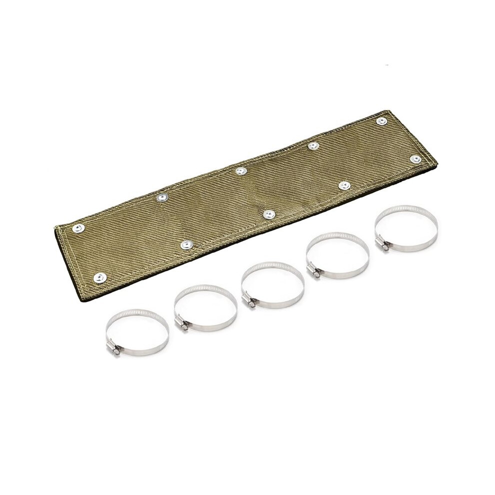 Exhaust Pipe Insulation Sleeve High-Temperature Fire-Retardant Exhaust Manifold 1200F Automotive Accessories 6031625890466