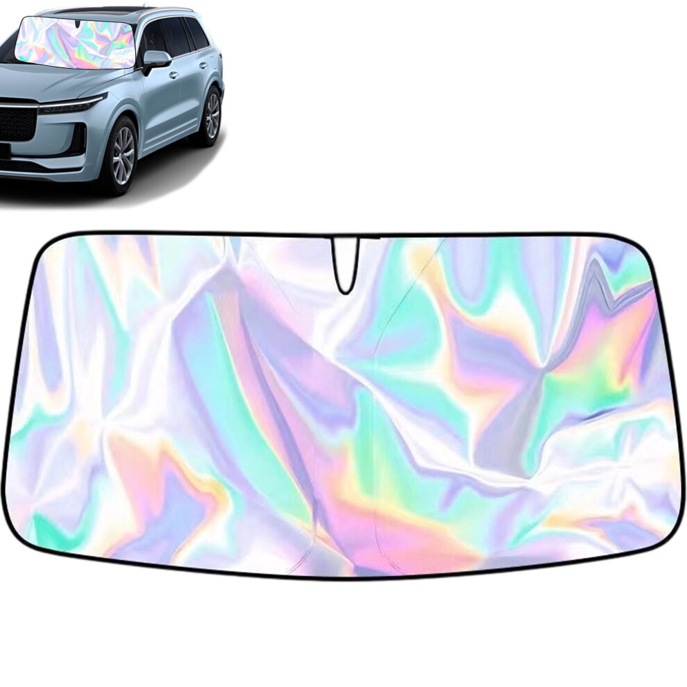 Reflective Windshield Sunshade Â Car Sun Shade Visor With Heat Insulation & Cooling, Universal Fit For All Models 9170372247974
