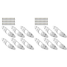 12er-Pack Giebelleuchtenclips für H706 mit Schrauben für Pro Permanent-Außenleuchten