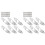 12 Pack Gable Light Clips for  H706 with Screws for  Pro Permanent Outdoor Lights 1