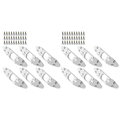 12 Pack Gable Light Clips for  H706 with Screws for  Pro Permanent Outdoor Lights