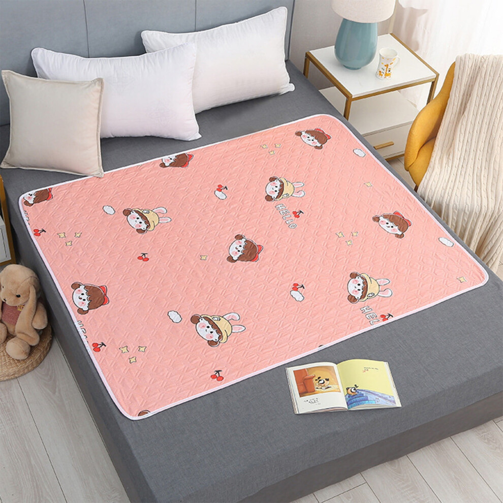 Washable Waterproof Bed Pads 39"x59" â Heavy Absorbency Reusable Incontinence Pads for Kids, Adults, Elderly & Pets â Compatible with Beds,