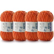 2 Pac Chenille Yarn for Crocheting - Fluffy Yarn for Crochet, Baby Yarn for Crocheting Soft Blankets - Weight Per Roll 50g/1.76oz, Length 60m/65yard