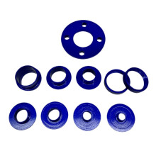 10Pcs Aluminum Router Guide Bushing Set,Router Template Kit with and Lock Nuts, Fits for 1-3/16in or 1-1/4in Base Plate