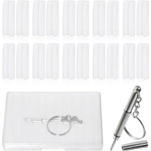Flat Nose Plier Replacement Tips with Storage Box Screwdriver Pair of 10 Replacement Jaws for Flat Nose Pliers Nylon Jaw