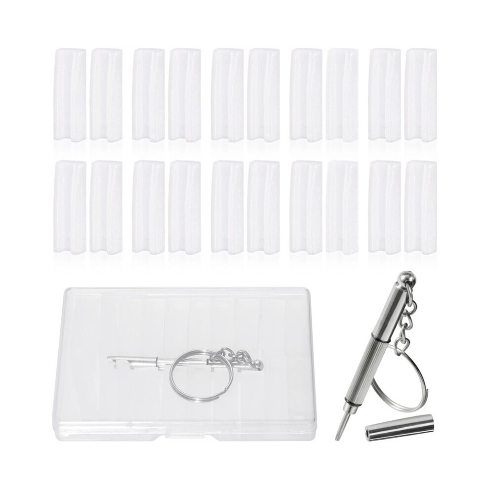 Flat Nose Plier Replacement Tips With Storage Box Screwdriver Pair Of 10 Replacement Jaws For Flat Nose Pliers Nylon Jaw 6032712898679