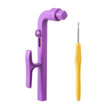 Crochet Helper for Beginners, 3 in 1 Magic Rings Tool,Yarn Tension Regulator and Guide,Helper for Crocheters&Knitters C