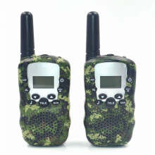 T-388 Walkie Talkie voor kinderen – 254 kanalen, bereik van 3 km, ingebouwde zaklamp en ruisonderdrukking (2 stuks)