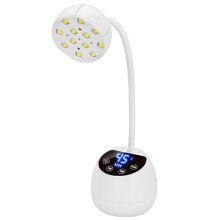 UVS lampa na nehty s husím krkem, LED vytvrzování gelových laků