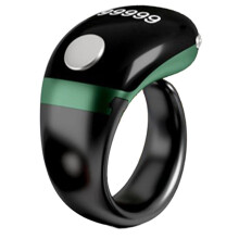 Digital Finger Counter Intelligent APP Counting Type-C Rechargeable Ring BLE Electronic Counter Green