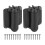 2pcs Self Closing Gate Hinges with Safety Cap,Pool Gate Hinges with Alignment Legs Adjustable Fence Hinges 1