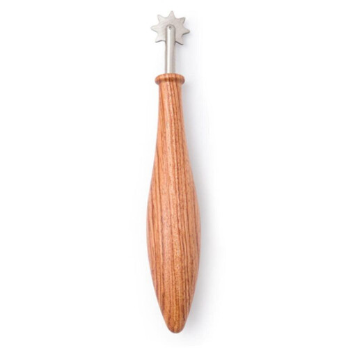 Pottery Tools Clay Roller Printing Lace Cutting, Serrated  Sewing Effect Indentation Tool, Wavy  Dividing Roller 1