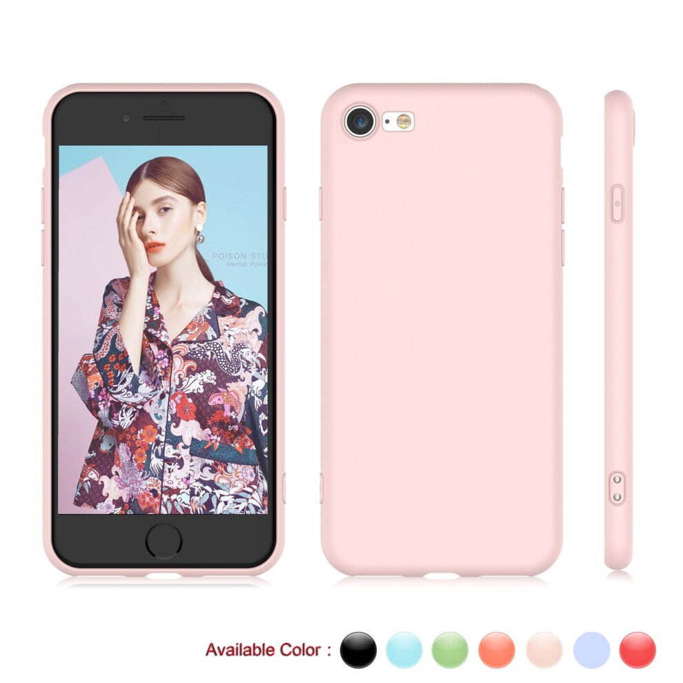 Shockproof Ultra Slim Cell Phone Case For Compatible With Apple Compatible With Iphone Se 2020, Pink 9405492371040
