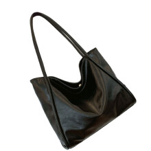 Lässige Damenhandtasche mit großem Fassungsvermögen, Herbst/Winter, PU-Schultertasche für Pendler und Alltag