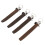 Pottery Handle Making Tool Sculpture Scraper Pottery Carving Tool Pottery Cup Handle Shape Tool for Tea Cup Mug (4 PCS) 2