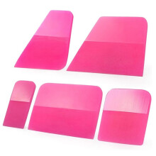 Kit Escobilla Goma para Automóvil 5 en 1,Escobilla Goma TPU Antiarañazos para Película de Envoltura de Vinilo, Escobilla de Goma, Raspador,