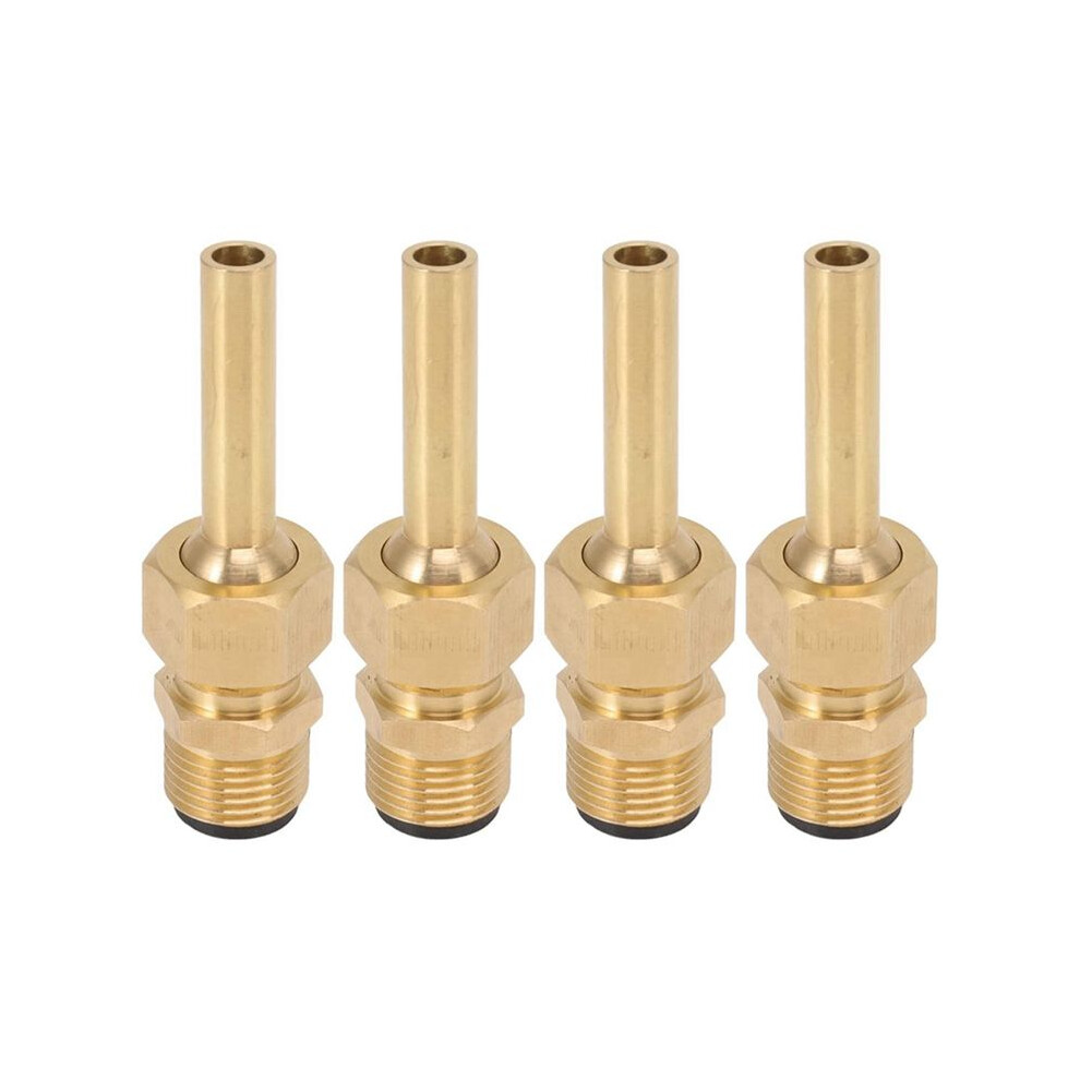 4 Pcs Direct Jet Copper Water Fountain Nozzle, Fountain Parts Heads For Water Landscape Effect G3/8 6031769606114