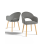 (Grey, Set of 2) Goeurvant Dining Chairs 1