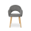 (Grey, Set of 2) Goeurvant Dining Chairs 5