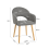 (Grey, Set of 2) Goeurvant Dining Chairs 9