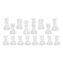 16Pcs Chess Mold for Resin Silicone Chess Resin Mold Chess Crystal Epoxy-Casting for Making Birthday,Casting Molds