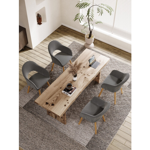 (Grey, Set of 2) Goeurvant Dining Chairs 1