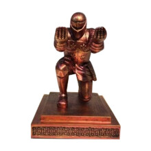 Executive Knight Stifthalter, Personalisiertes Schreibtischzubehör, Home Office, Cooler Stifthalter, Armor Hero Stifthalter (Rot)