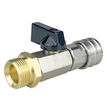 High Pressure Washer Valve Kit 1/4 Inch Quick Connector and M22 14mm for Power Washer Hose /Off