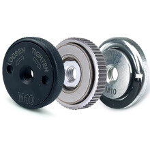 Angle Grinder M14/10Thread Inner Outer Flange Nut Set Quick Release Locking Nut for M10